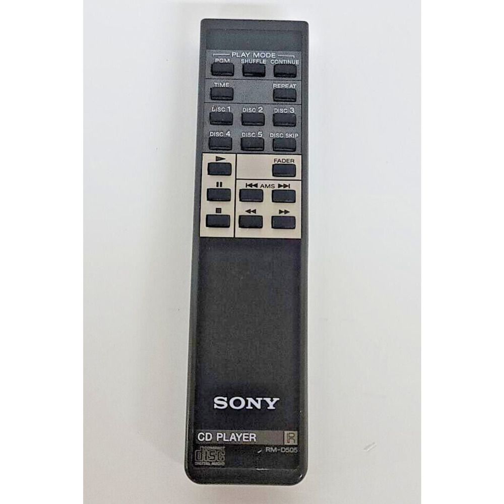 Authentic OEM Sony RM-D505 5-Disc CD Player System Remote Control Unit - Picture 1 of 4